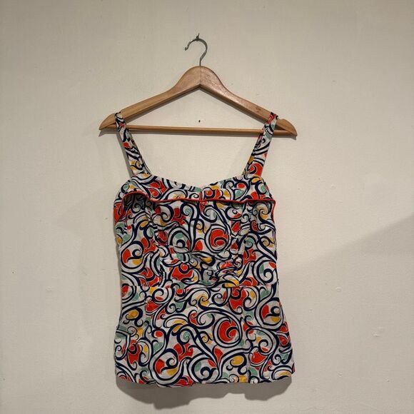 CAbi Tops - Cabi Art Abstract Womens Tank Top Size 6